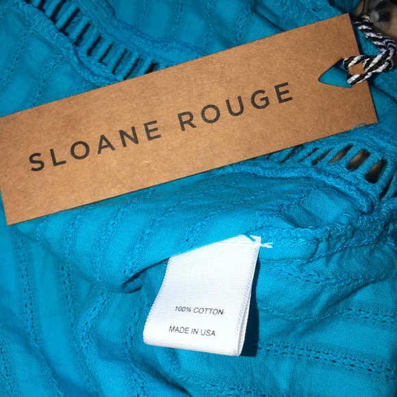 NWT Sloane Rouge cold shoulder bell sleeve top - Picture 8 of 10